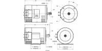 Электродвигатель синхронный Imperial Electric серии P56 230В