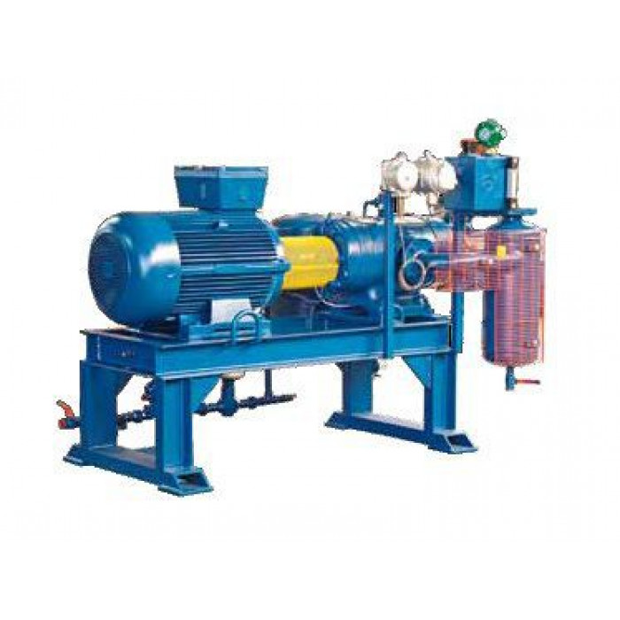Компрессор для биогаза / стационарный / ротационный / со смазкой