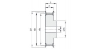 Зазубренный шкив / для зубчатого ремня / из алюминия