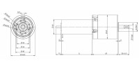 Моторедуктор 50 - 100 Вт / 10 - 50 Вт / 5 - 10 Nm / DC