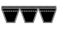 Трапециевидный трансмиссионный ремень / из стали / арамидный / узкий